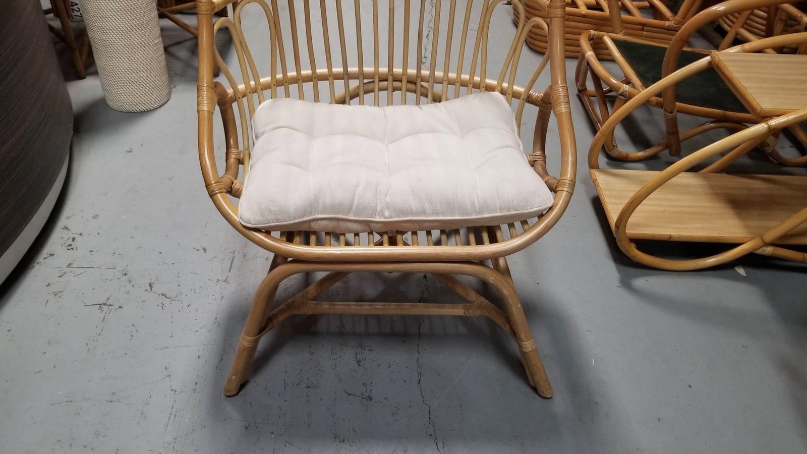 Rattan Cocoon Chair with Cushion - 5
