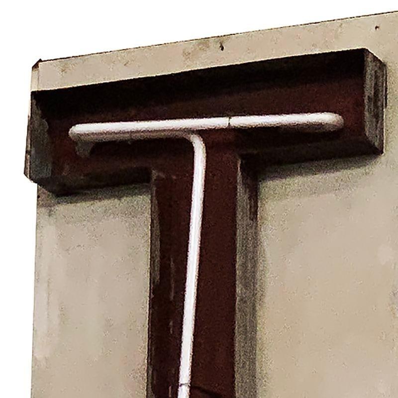 Large Vintage Neon Marquee Letter "T" From Pan American Auditorium - 2