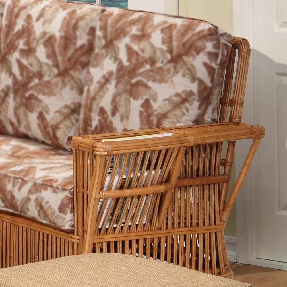 Presidents Stick Reed Rattan 2-Seat Settee Sofa - 4