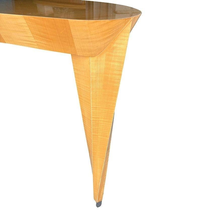 Dakota Jackson "Arabesque" Sculpted Sycamore Wood Writing Desk - 3