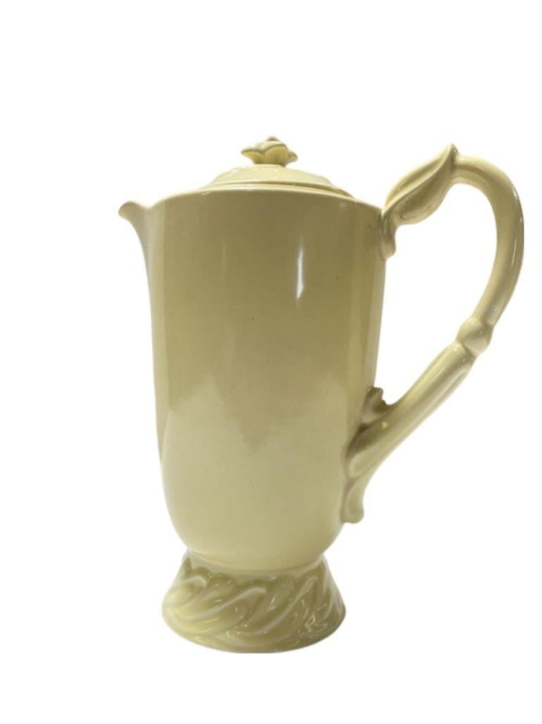 1950's Yellow Vernon Kilns Califonia Ceramic Large Tea Pot - 4