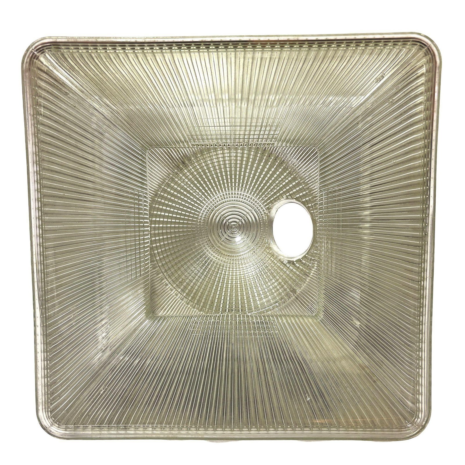 Holophane Glass Ceiling Pendant Light Shade - 4