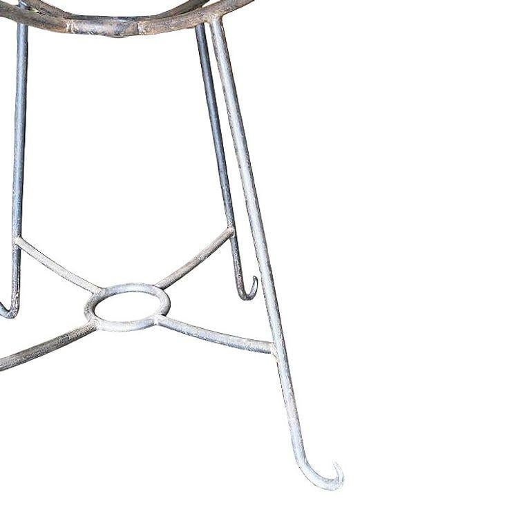 Rare Mid-Century Glass Center Two Person Breakfast Table - 5