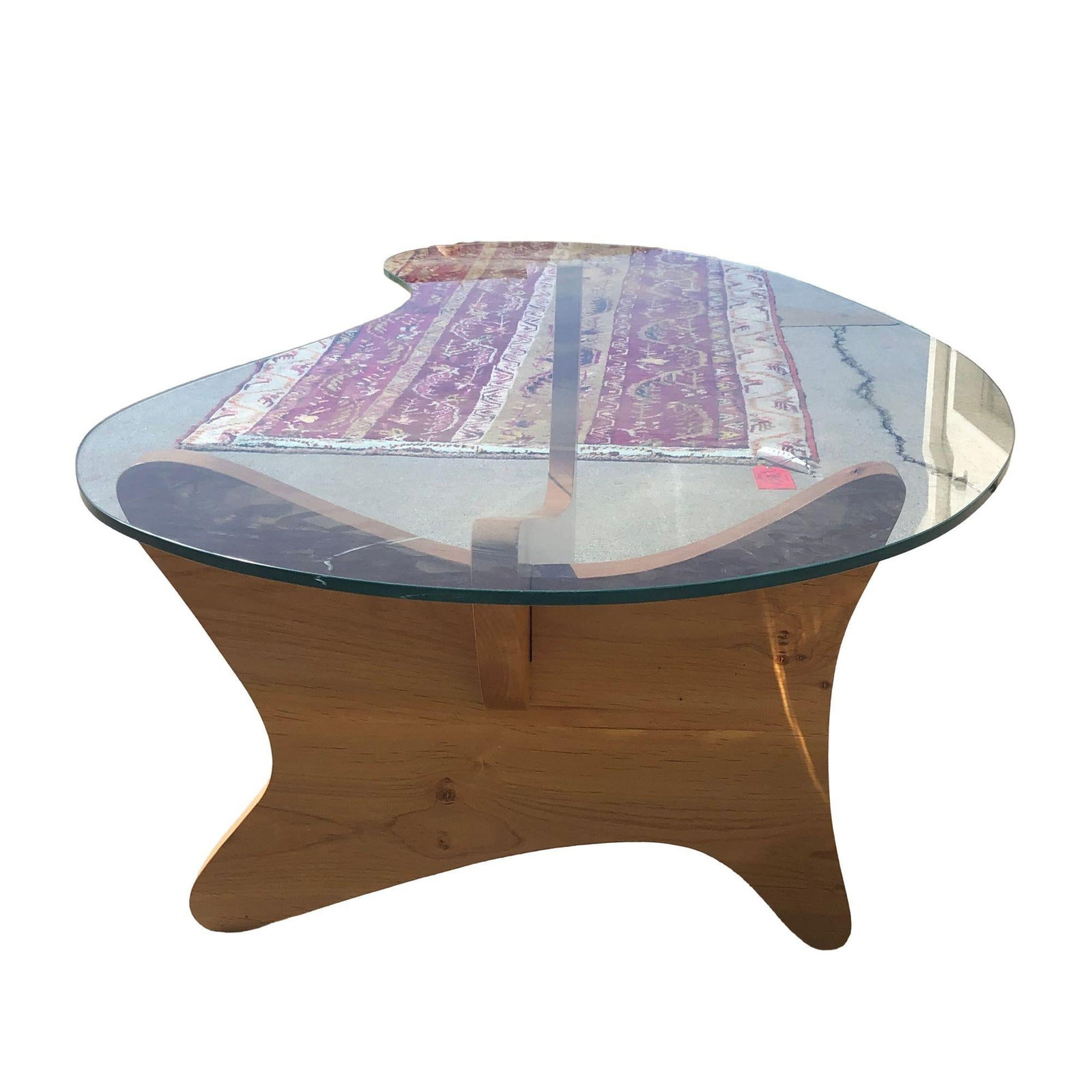 Mid-Century Noguchi Style Biomorphic "Airplane" Coffee Table - 4