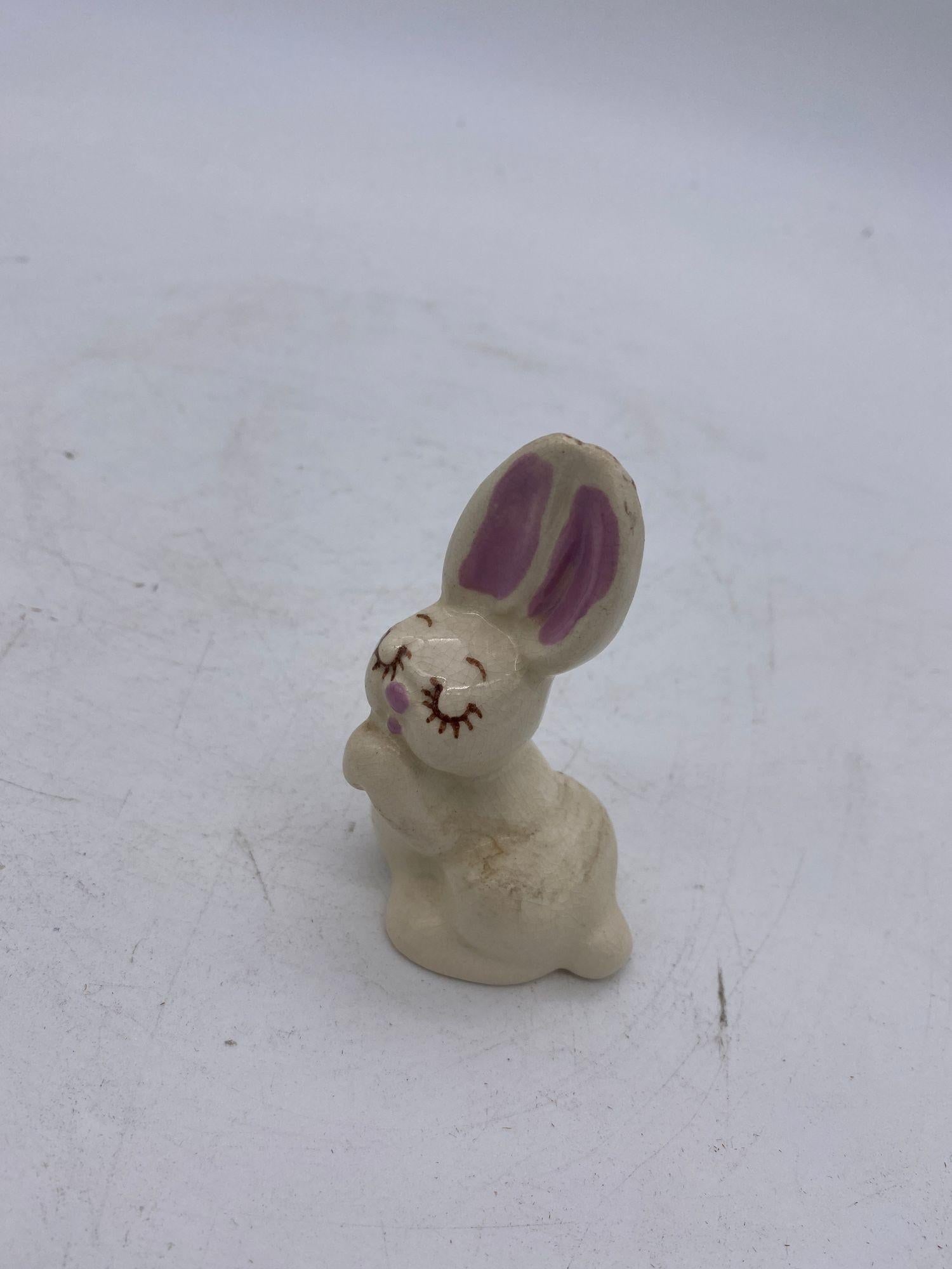 Magician Black Bunny in a Hat Rabbit Figural Collection - 2