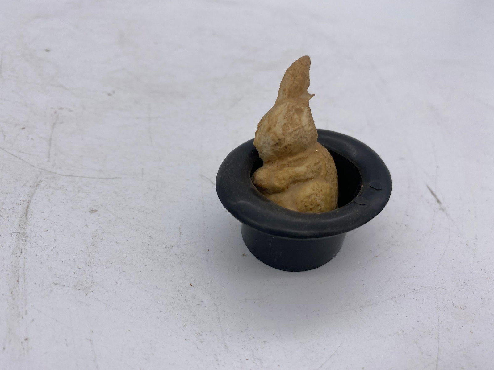 Magician Black Bunny in a Hat Rabbit Figural Collection - 4