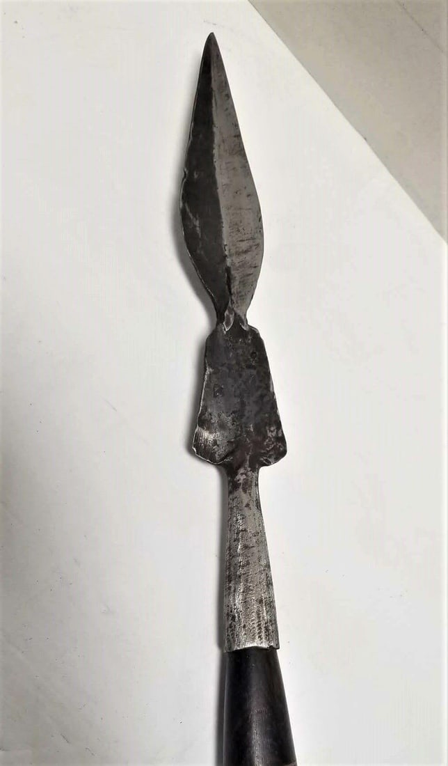 Makonde Tanzanian Carved Warrior Female Spear - 4