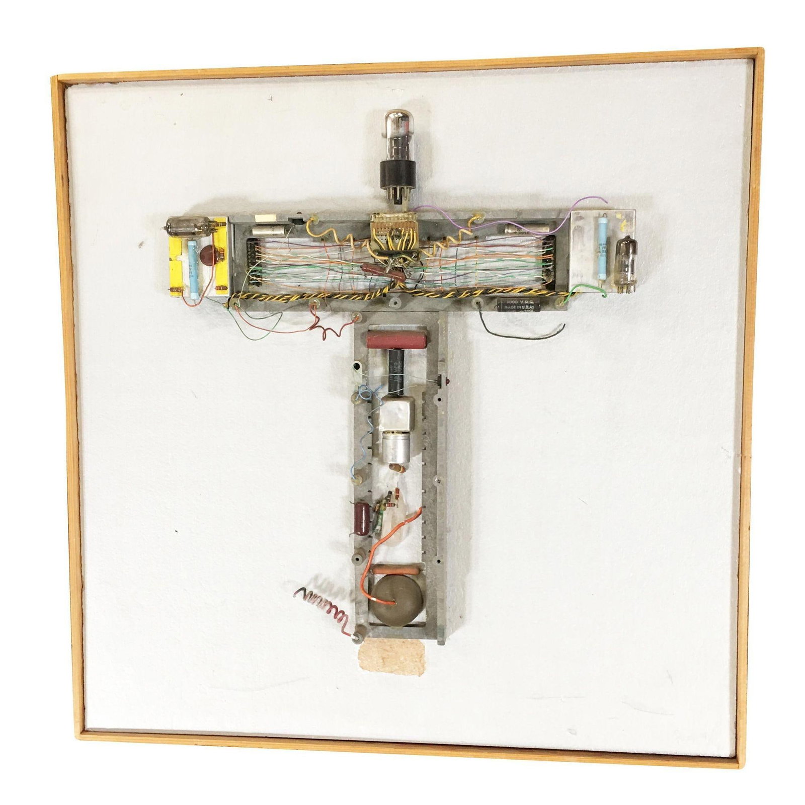 Abstract "Stations of The Cross" Untitled 3 Vacuum Tube Sculpture by Pasqual - 4