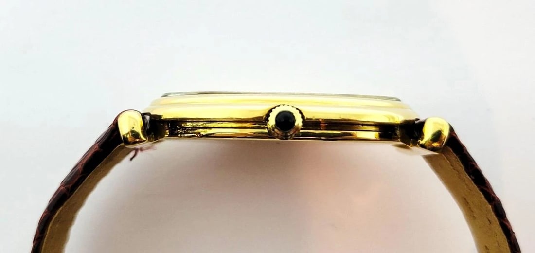 Unisex Vintage Solid 18k UNIVERSAL GENEVE Winding Watch Ref 61 With Unique Dial - 5