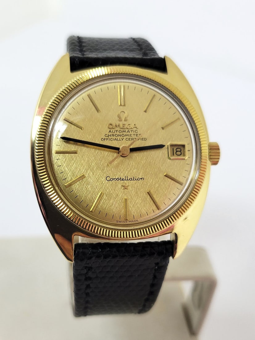 Vintage 18k OMEGA CONSTELLATION CHRONOMETER Automatic Watch 168027 Cal 561 EXLNT (1 of 12)