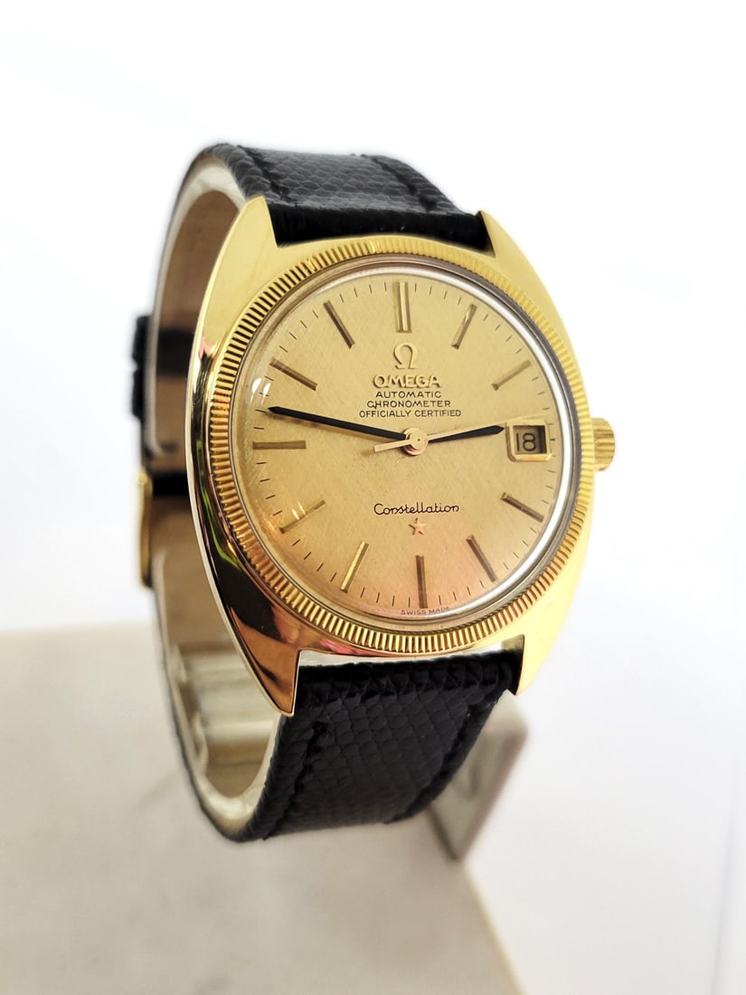 Vintage 18k OMEGA CONSTELLATION CHRONOMETER Automatic Watch 168027 Cal 561 EXLNT - 2