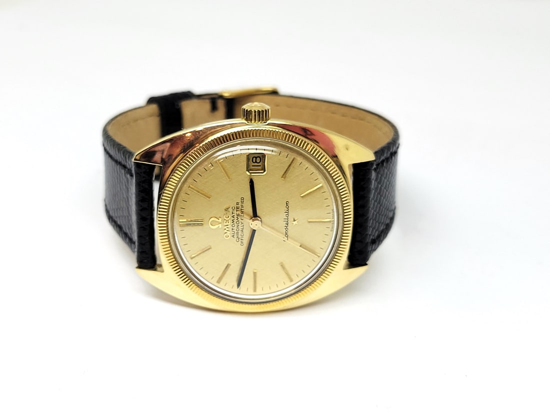 Vintage 18k OMEGA CONSTELLATION CHRONOMETER Automatic Watch 168027 Cal 561 EXLNT - 3