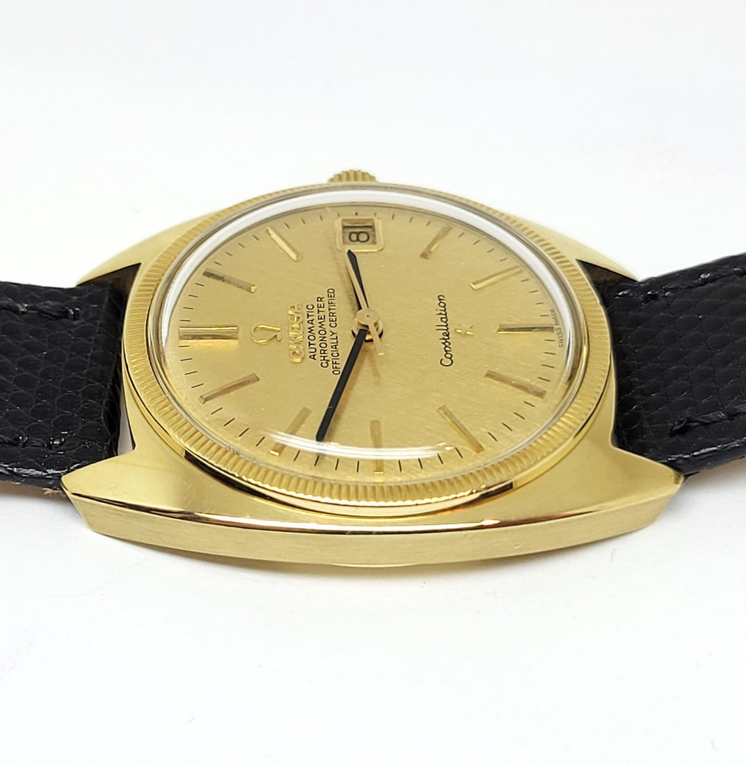 Vintage 18k OMEGA CONSTELLATION CHRONOMETER Automatic Watch 168027 Cal 561 EXLNT - 8