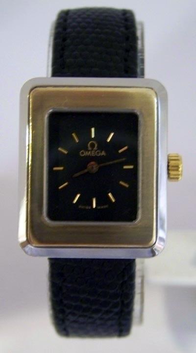 Ladies S/Steel & 14k OMEGA De VILLE Winding Watch 1970s Cal 625* SERVICED* EXLNT - 10