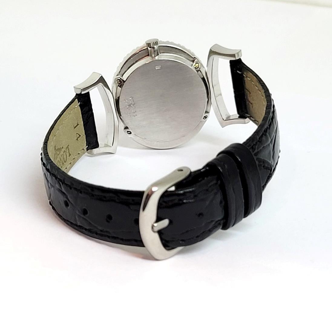 Solid 18k White Gold PIAGET Ladies Dress Watch w/Diamonds Ref 314121* EXLNT - 6