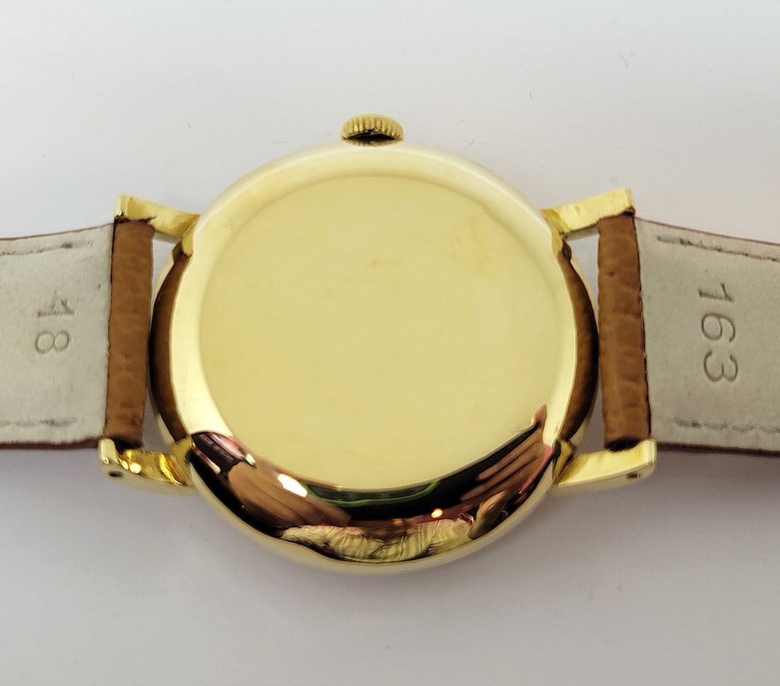 Vintage 18k Yellow Gold IWC SHAFFHAUSEN Automatic Watch 1950s Cal C.85* EXLNT - 9