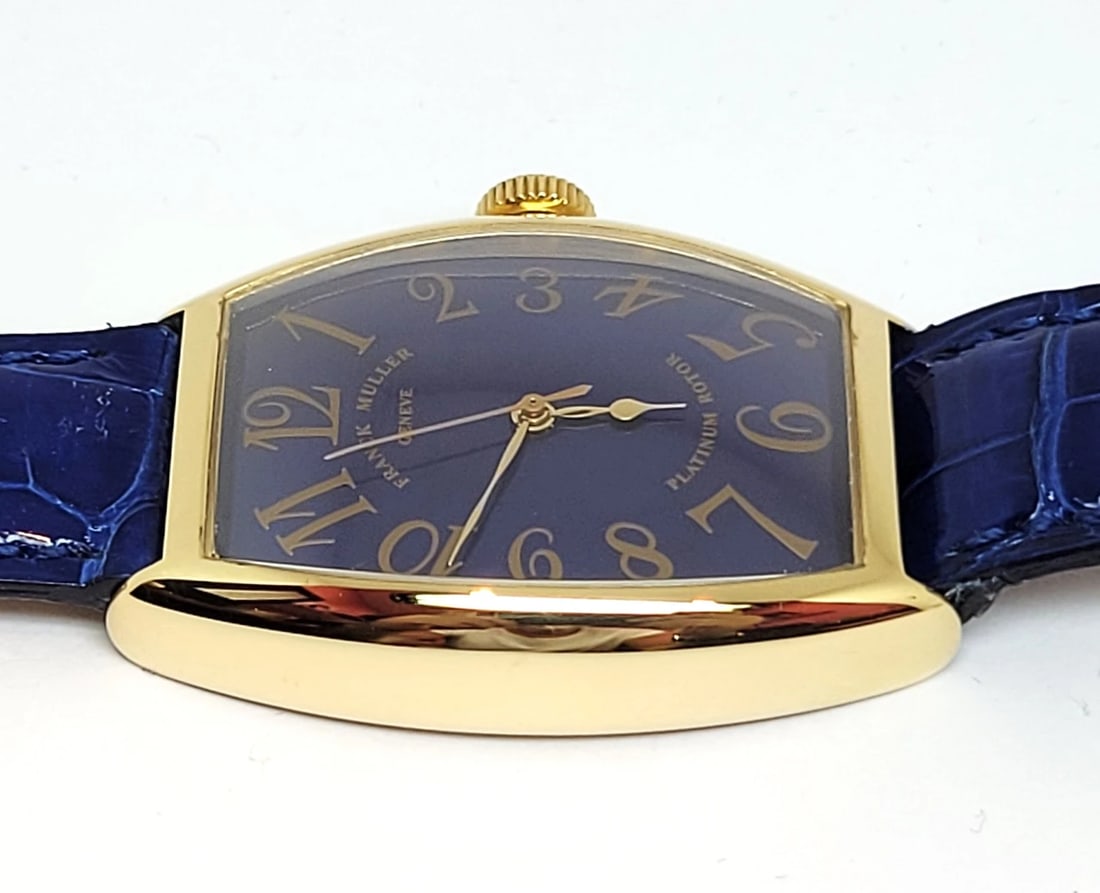 Solid 18k Rose Men's FRANCK MULLER Automatic Watch Ref 5850* EXLNT* RARE DIAL - 7