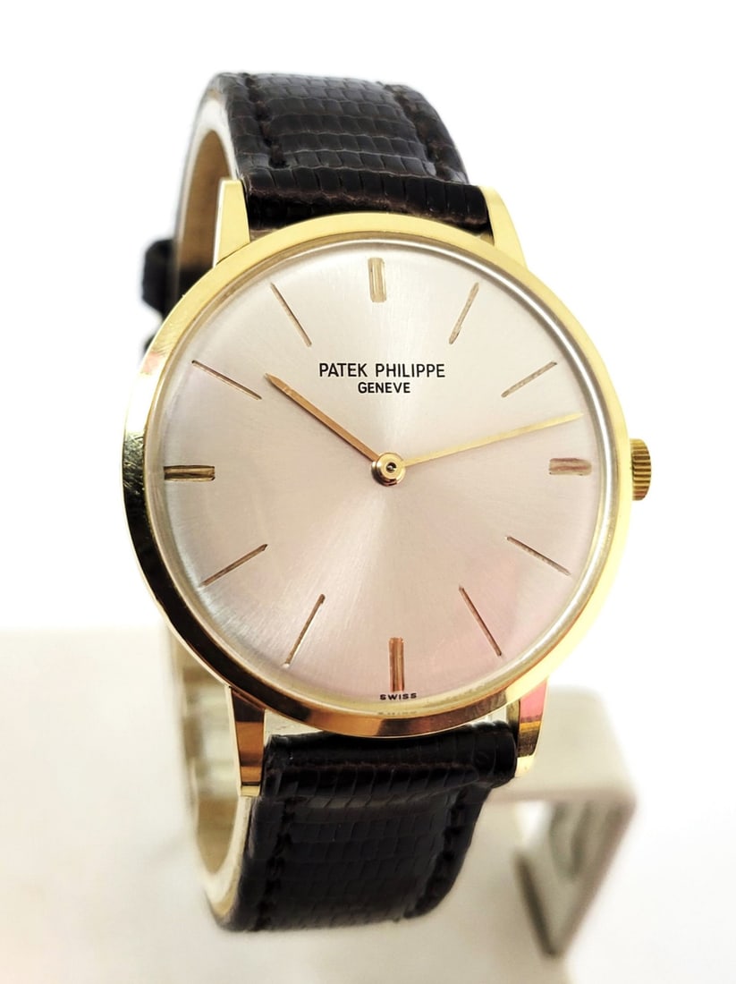 Vintage 18k PATEK PHILIPPE Men's Calatrava Winding Watch Ref 3468* EXLNT SERVICED (1 of 10)