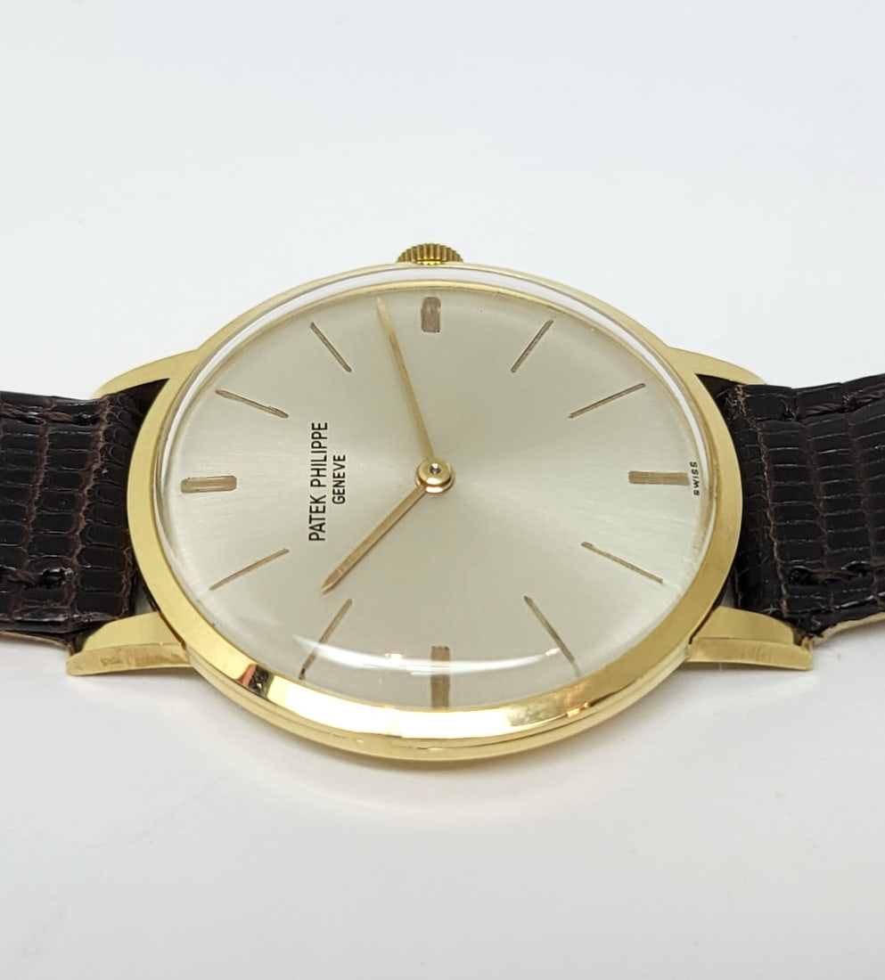 Vintage 18k PATEK PHILIPPE Men's Calatrava Winding Watch Ref 3468* EXLNT SERVICED - 7