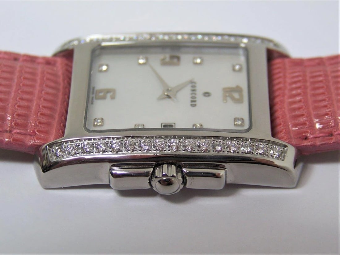 Ladies S/Steel CONCORD SPORTIVO Watch w/Daimonds & Mother of Pearl 14.36.622.1 - 9