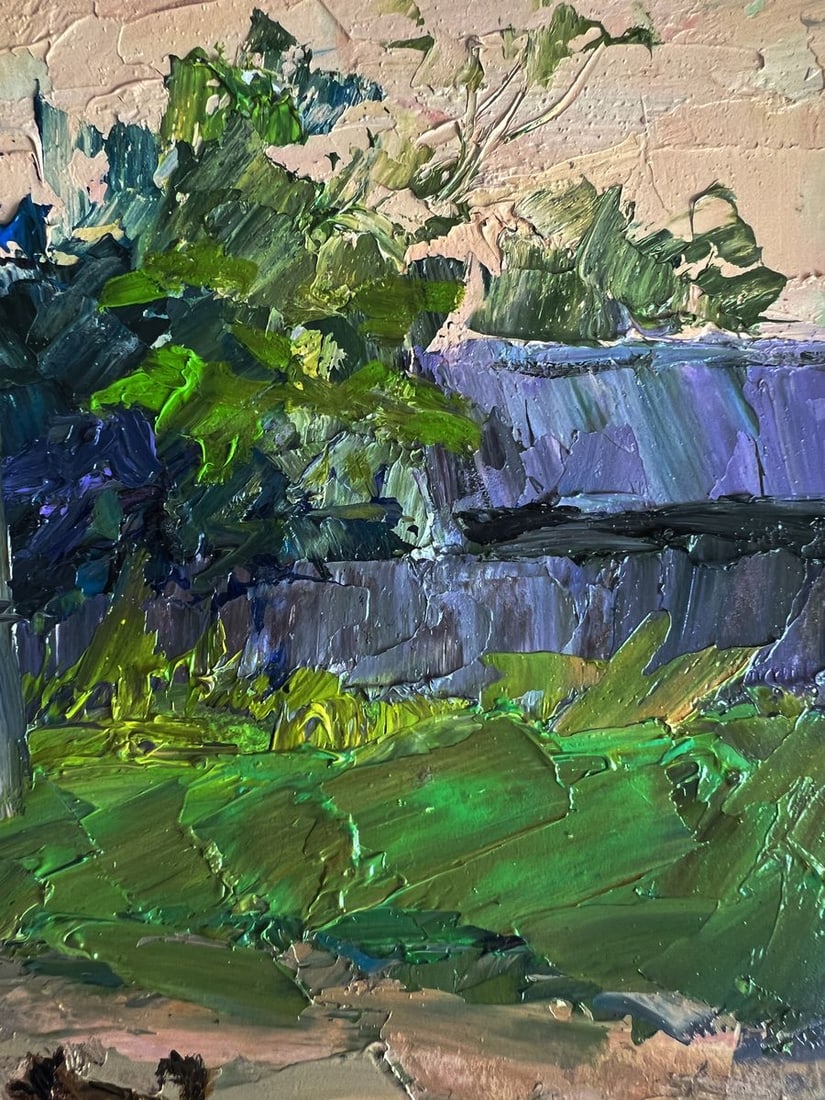 Oil painting Country life with a dog Boris Serdyuk - 9