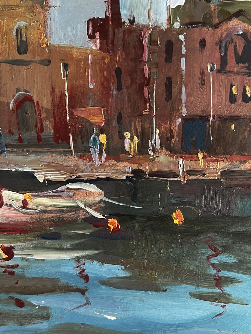 Oil painting The ancient streets of Venice Yuriy Suprunchuk - 10