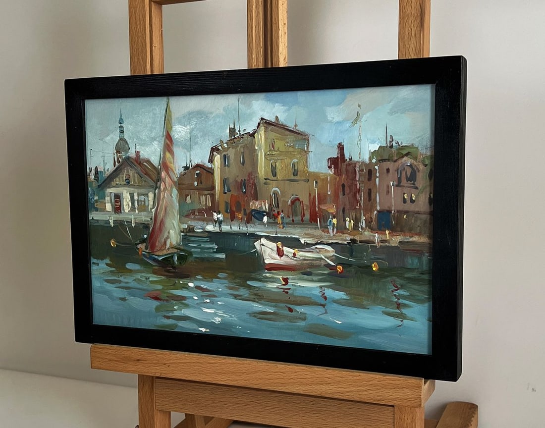 Oil painting The ancient streets of Venice Yuriy Suprunchuk - 2