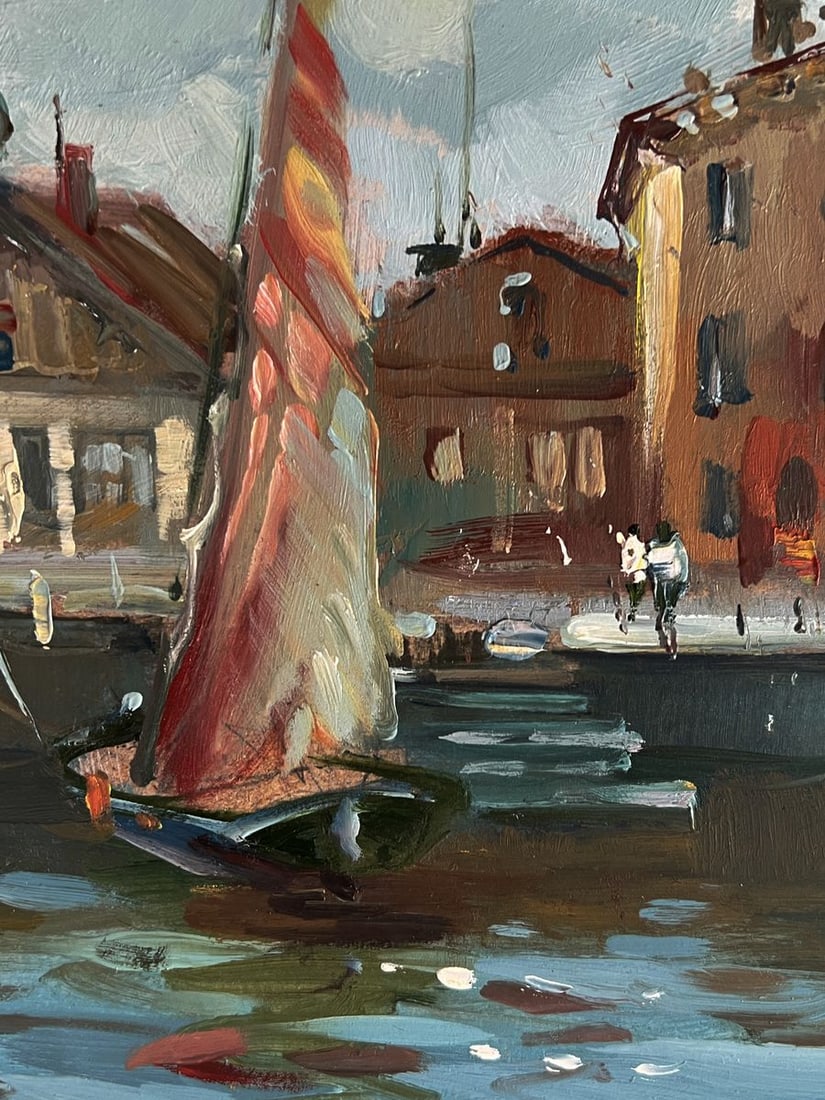 Oil painting The ancient streets of Venice Yuriy Suprunchuk - 5