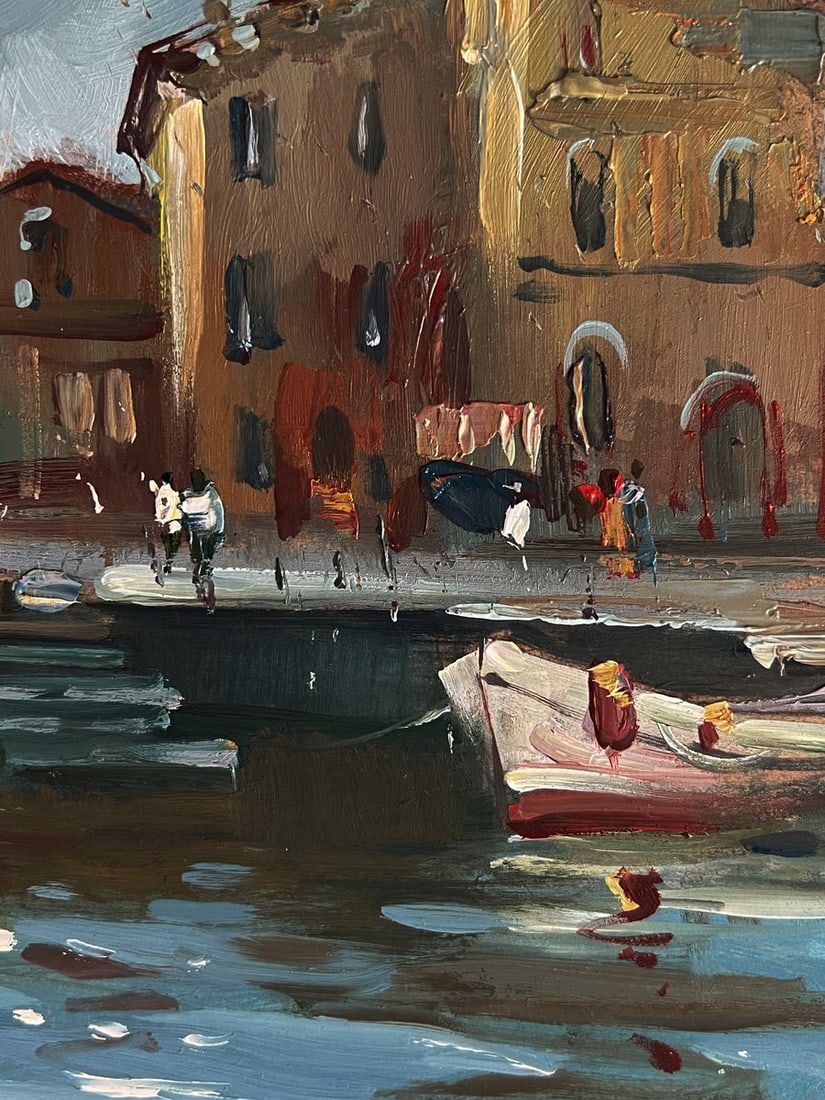 Oil painting The ancient streets of Venice Yuriy Suprunchuk - 8
