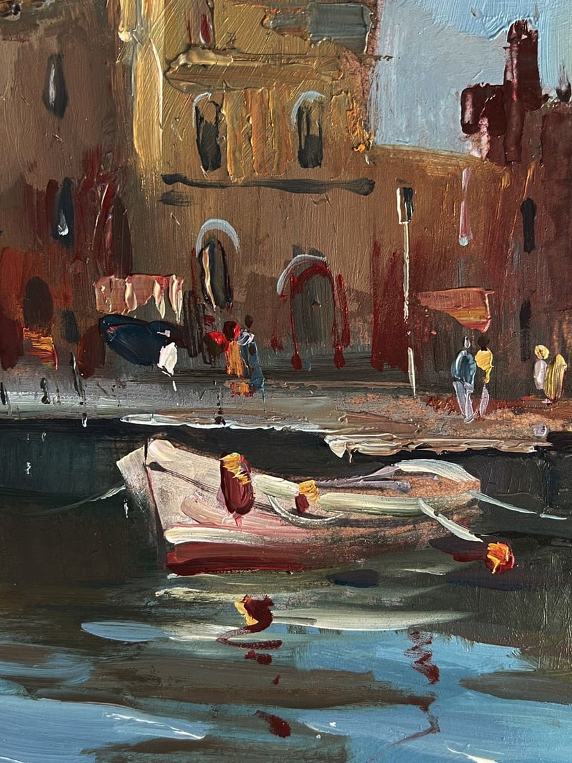 Oil painting The ancient streets of Venice Yuriy Suprunchuk - 9