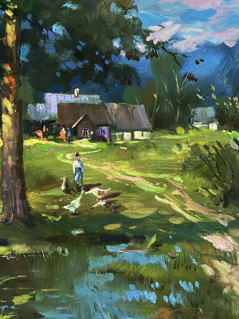 Oil painting Swamps near the village Yuriy Suprunchuk - 10