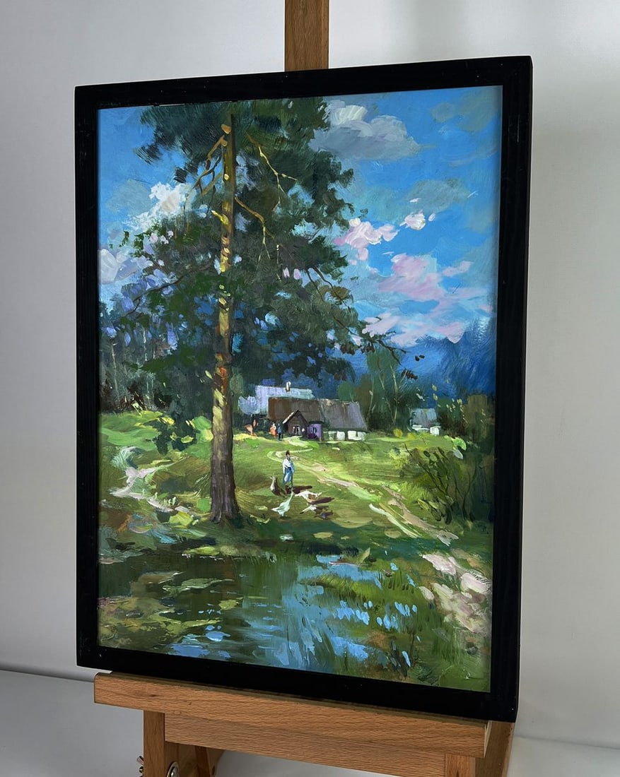 Oil painting Swamps near the village Yuriy Suprunchuk - 2