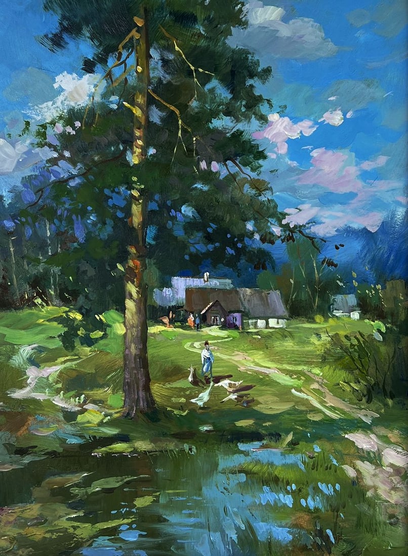 Oil painting Swamps near the village Yuriy Suprunchuk - 3