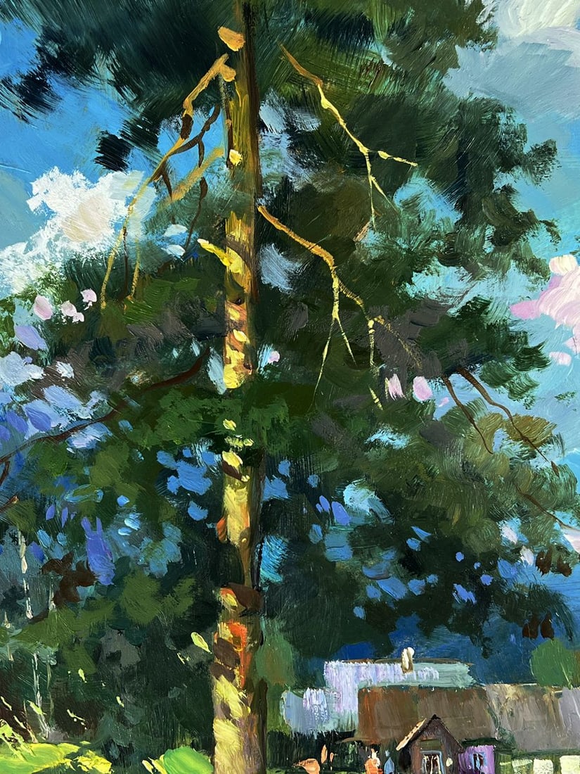 Oil painting Swamps near the village Yuriy Suprunchuk - 4