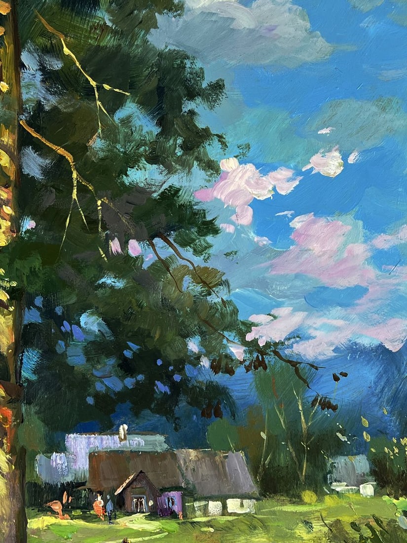 Oil painting Swamps near the village Yuriy Suprunchuk - 5
