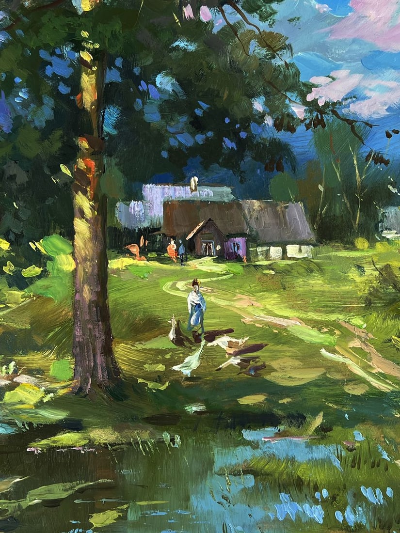 Oil painting Swamps near the village Yuriy Suprunchuk - 8