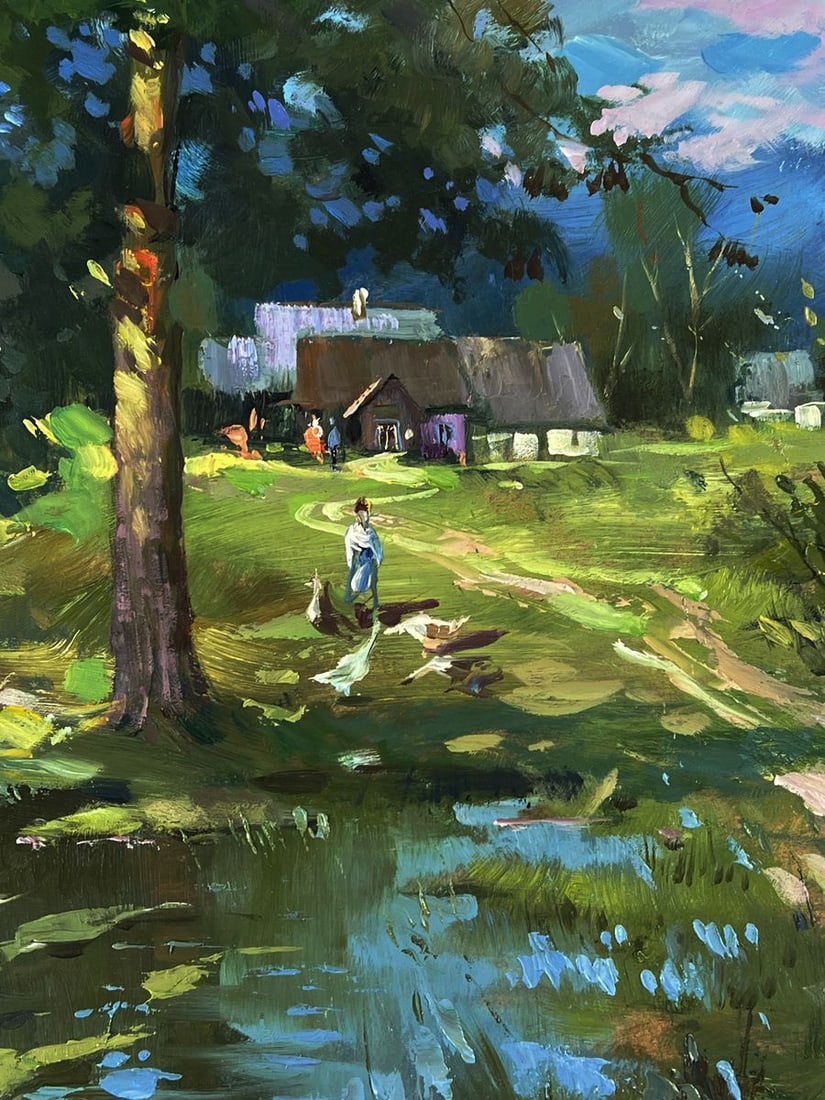 Oil painting Swamps near the village Yuriy Suprunchuk - 9