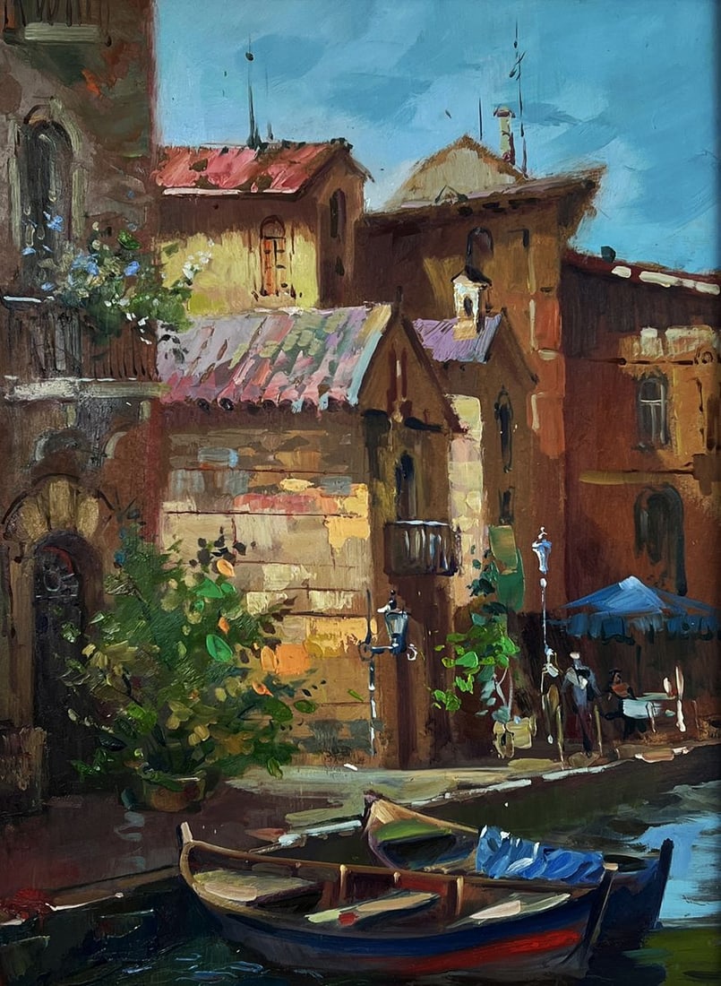 Oil painting A walk through the streets of Venice Yuriy Suprunchuk - 3