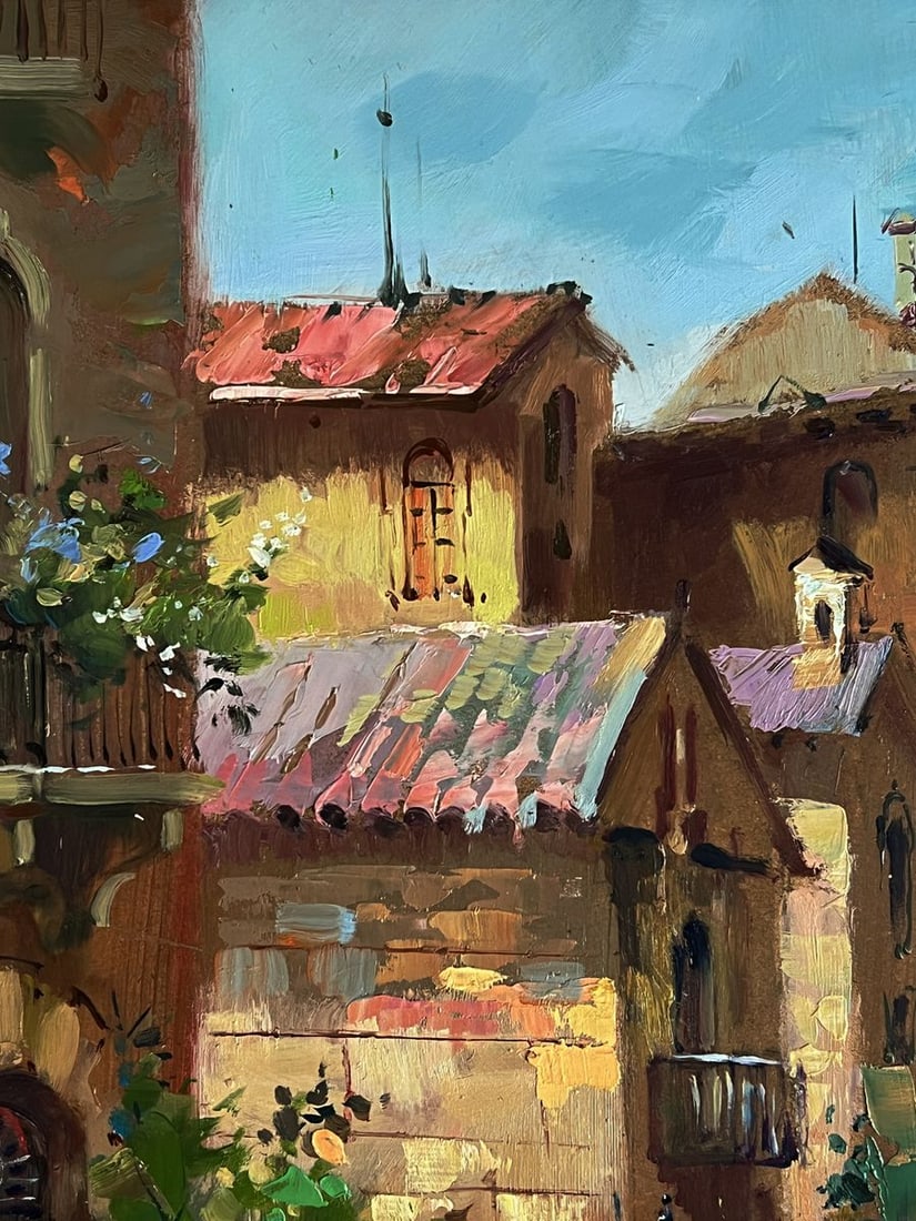 Oil painting A walk through the streets of Venice Yuriy Suprunchuk - 4