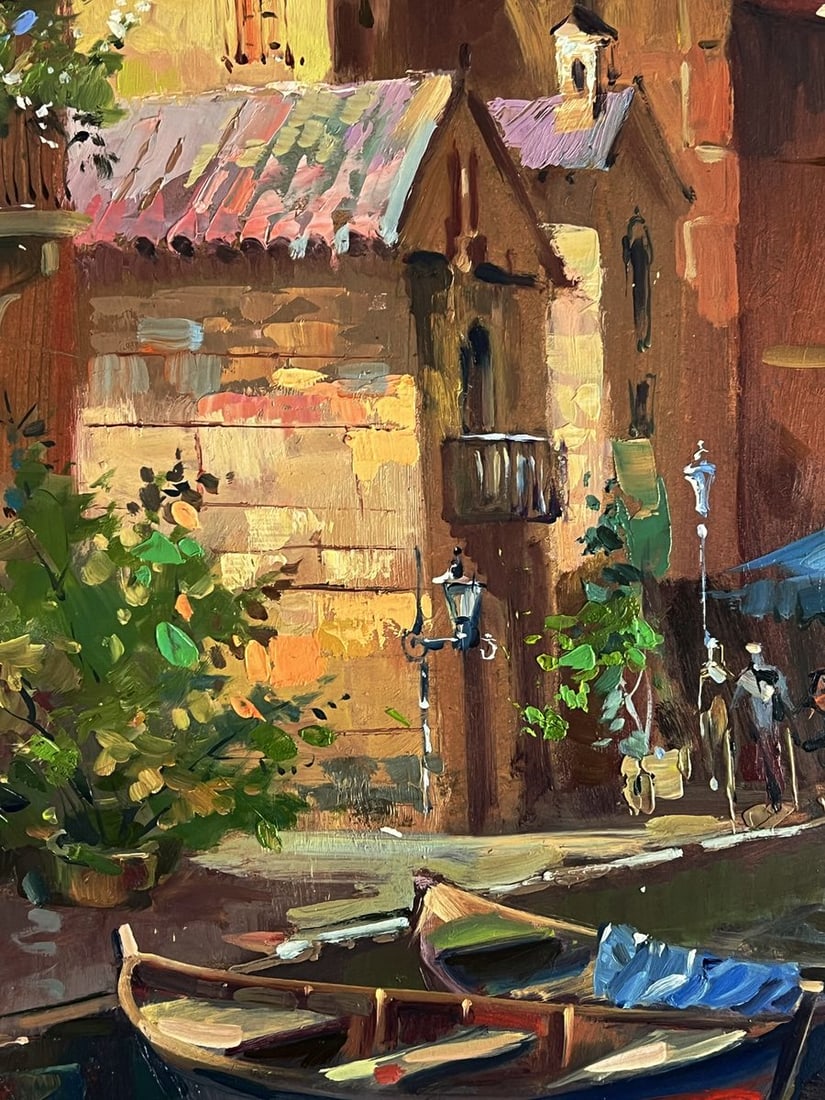 Oil painting A walk through the streets of Venice Yuriy Suprunchuk - 8