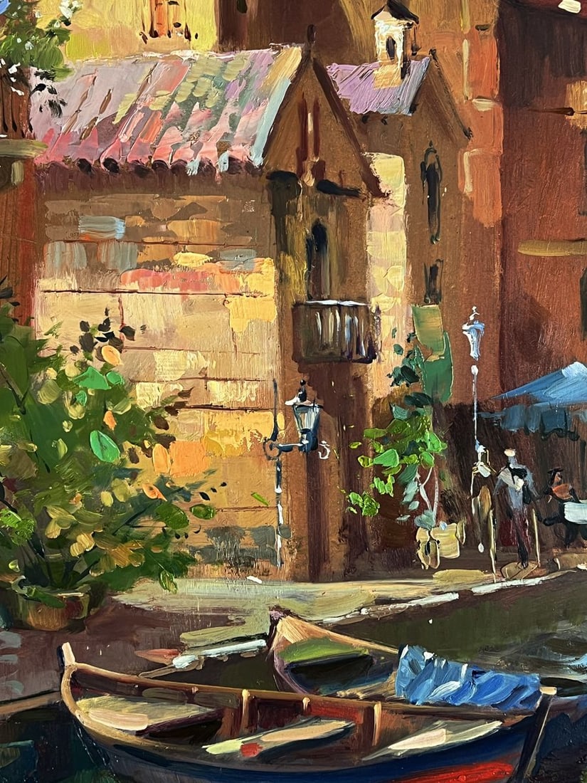 Oil painting A walk through the streets of Venice Yuriy Suprunchuk - 9