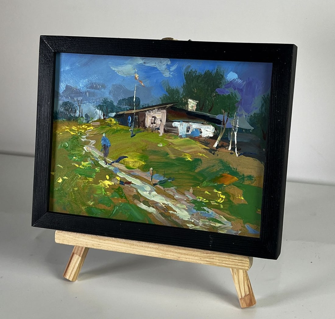 Oil painting The way home Yuriy Suprunchuk - 2