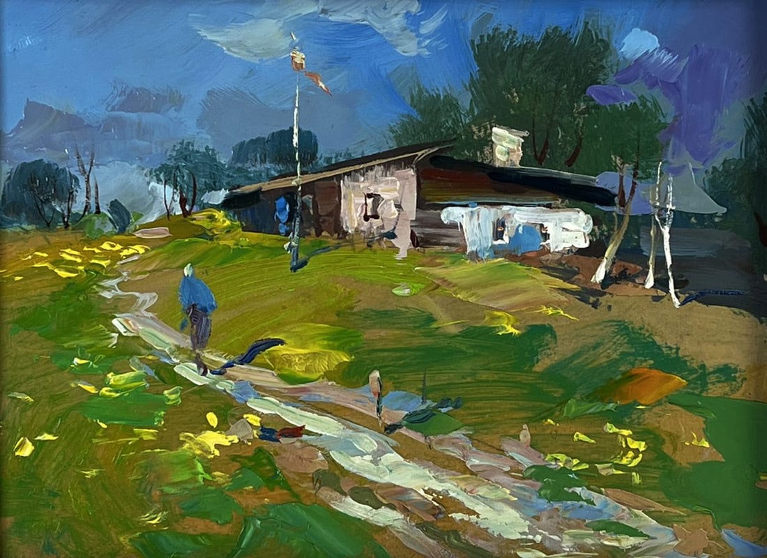 Oil painting The way home Yuriy Suprunchuk - 3