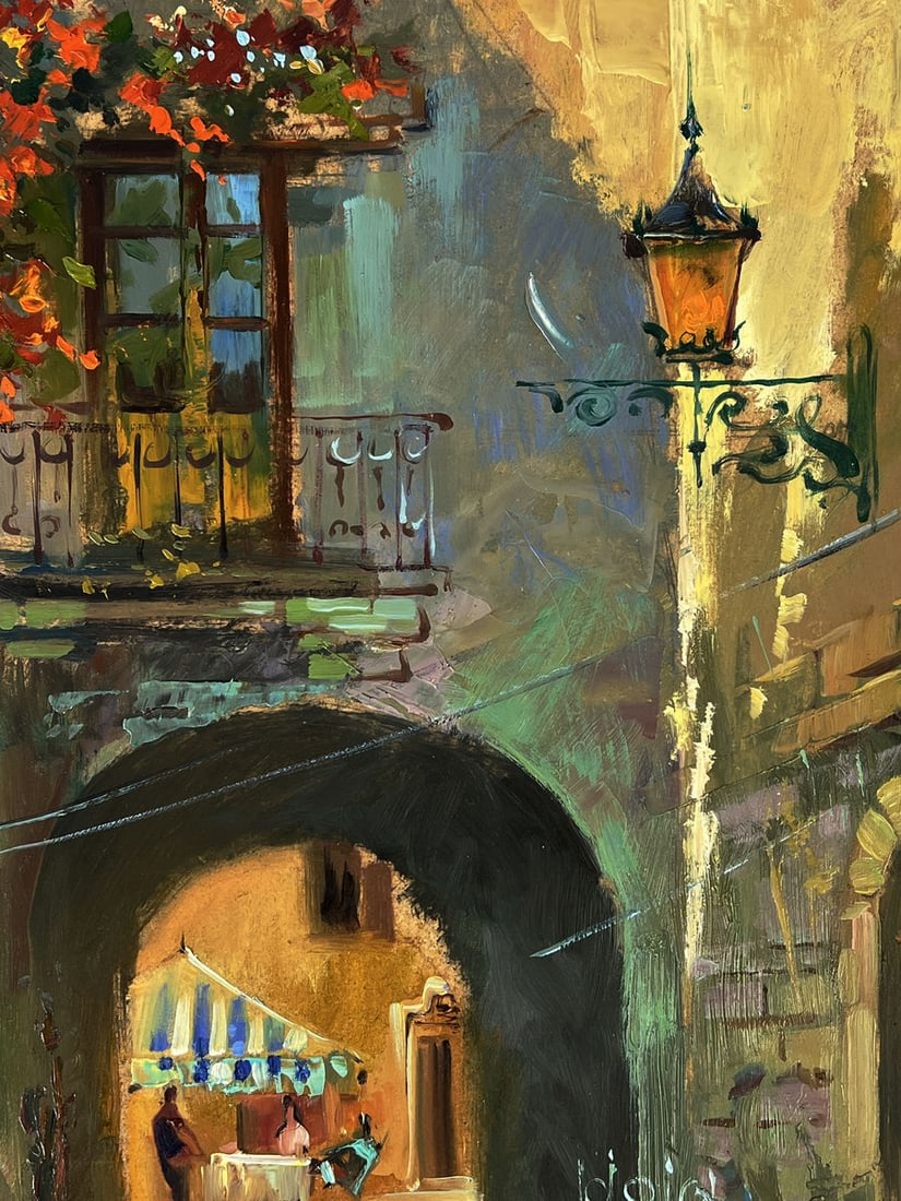Oil painting A quiet street in Venice Yuriy Suprunchuk - 7