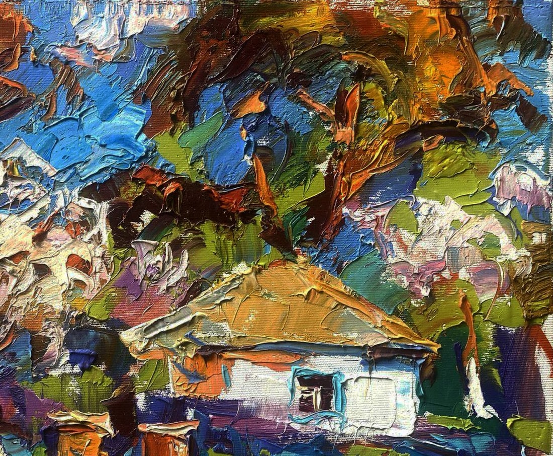 Oil painting The earth is waking up spring has come Oleksiy Ivanyuk - 4