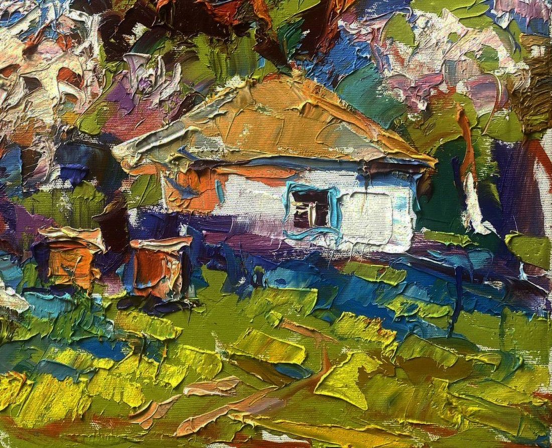 Oil painting The earth is waking up spring has come Oleksiy Ivanyuk - 5