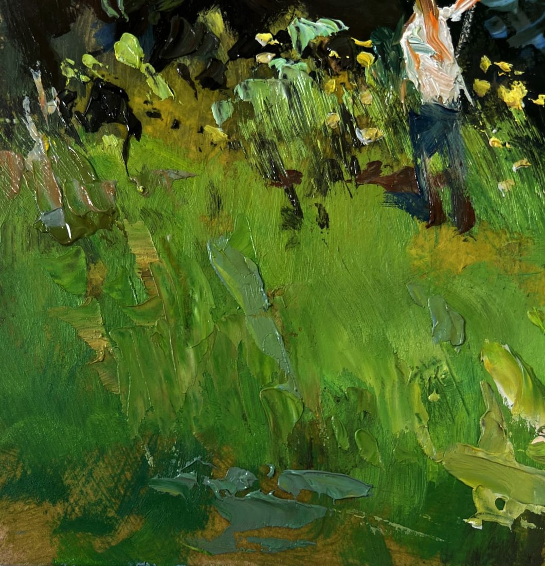 Oil painting The village beyond the forest Yuriy Suprunchuk - 7
