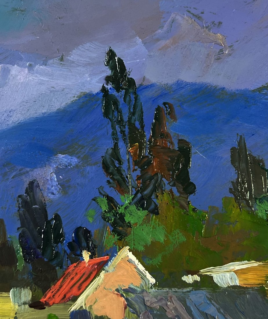 Oil painting Harmony of nature and human labor Yuriy Suprunchuk - 5