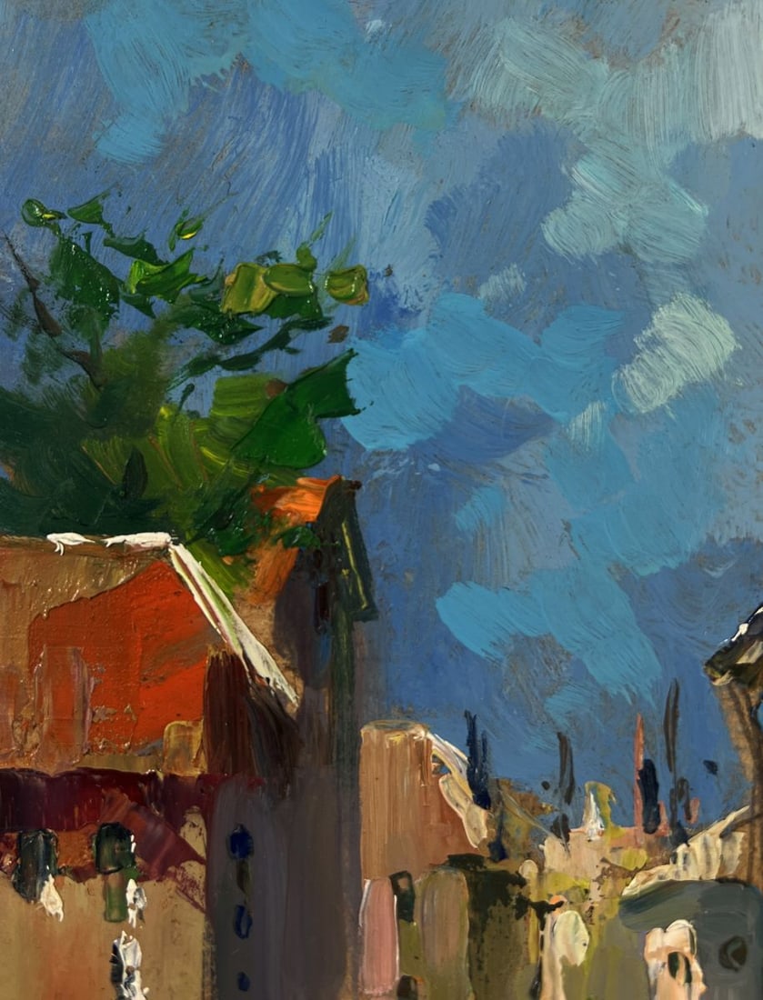 Oil painting History of the city street Yuriy Suprunchuk - 5