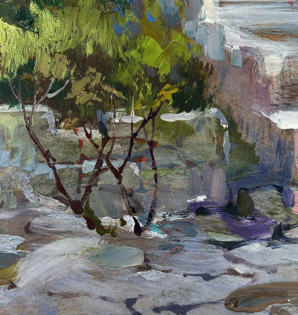 Oil painting A walk through the city streets Yuriy Suprunchuk - 8